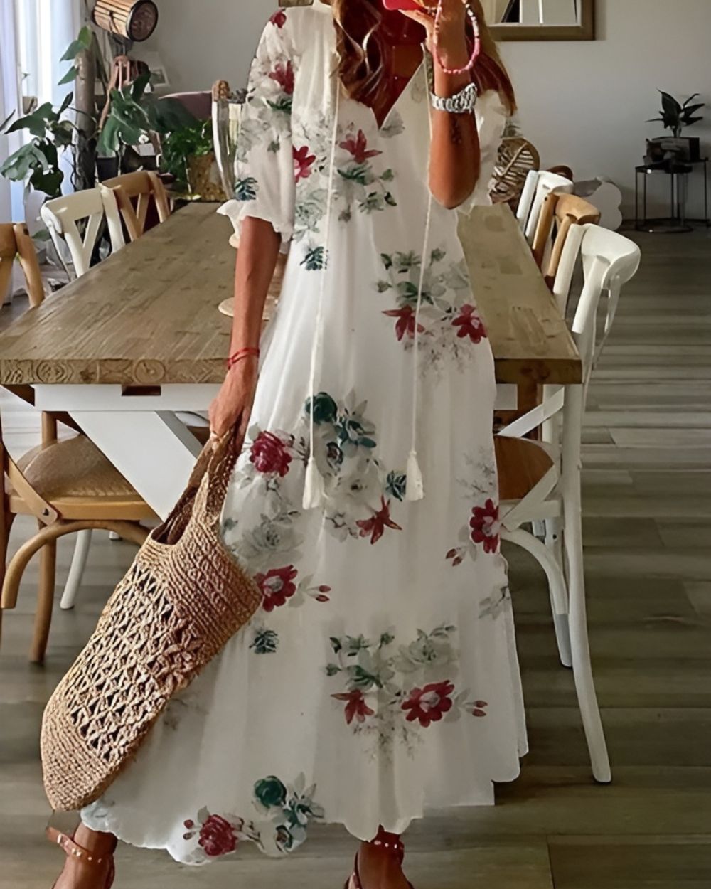 Women's Boho Maxi Dress | Flowing Fit, Breathable Fabric, Summer Style 7