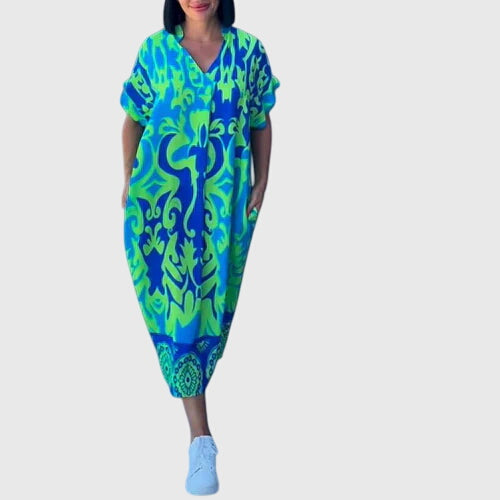 Women's Elegant Summer Dress | Floral Pattern, Comfortable Fit 3