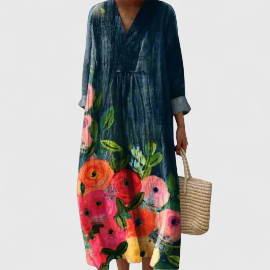 Women's Floral Maxi Dress | Lightweight, Summer Style 0