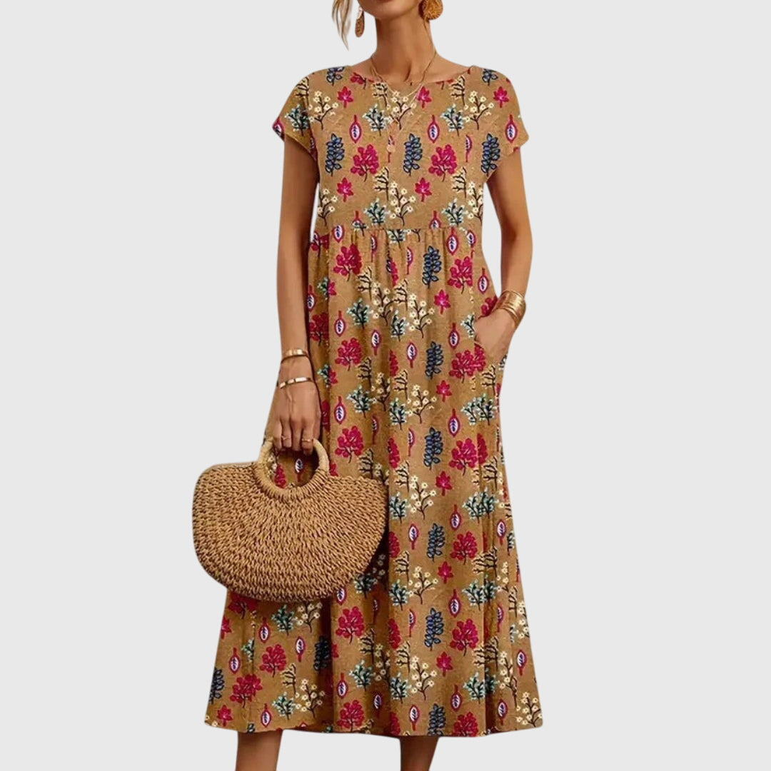 Women's Floral Maxi Dress | Soft Fabric, Elegant Design 4