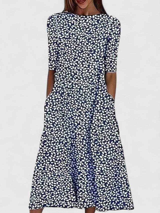 Women's Floral Midi Dress | Comfortable Fit, Summer Essential 2