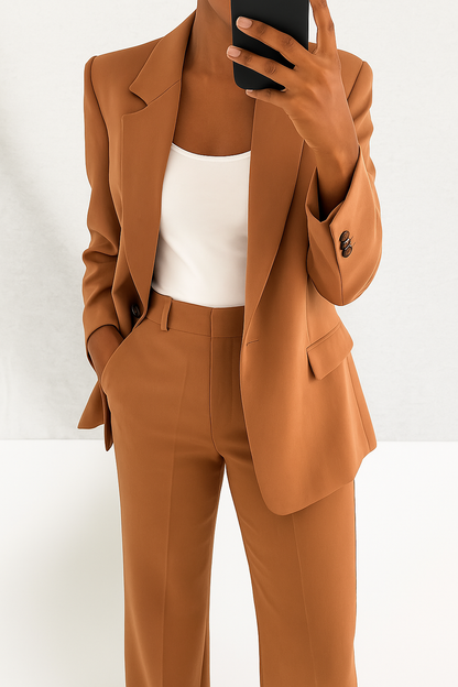 Bria | Women's Tailored Pant Suit Set 8