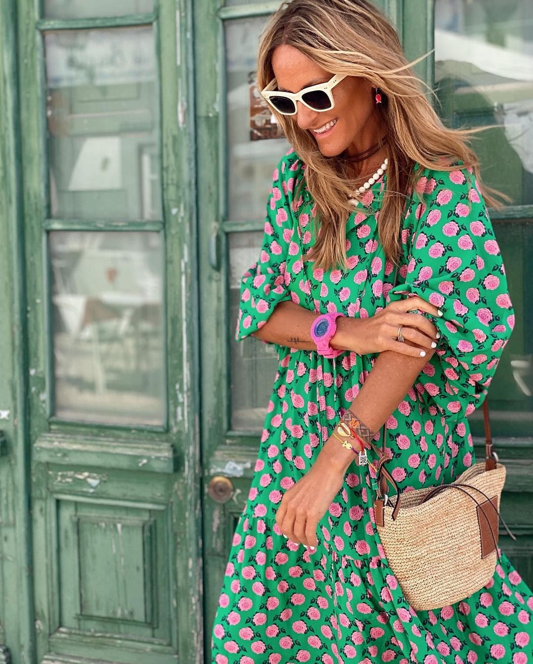 Gina | Women's Printed Flowing Maxi Dress 3