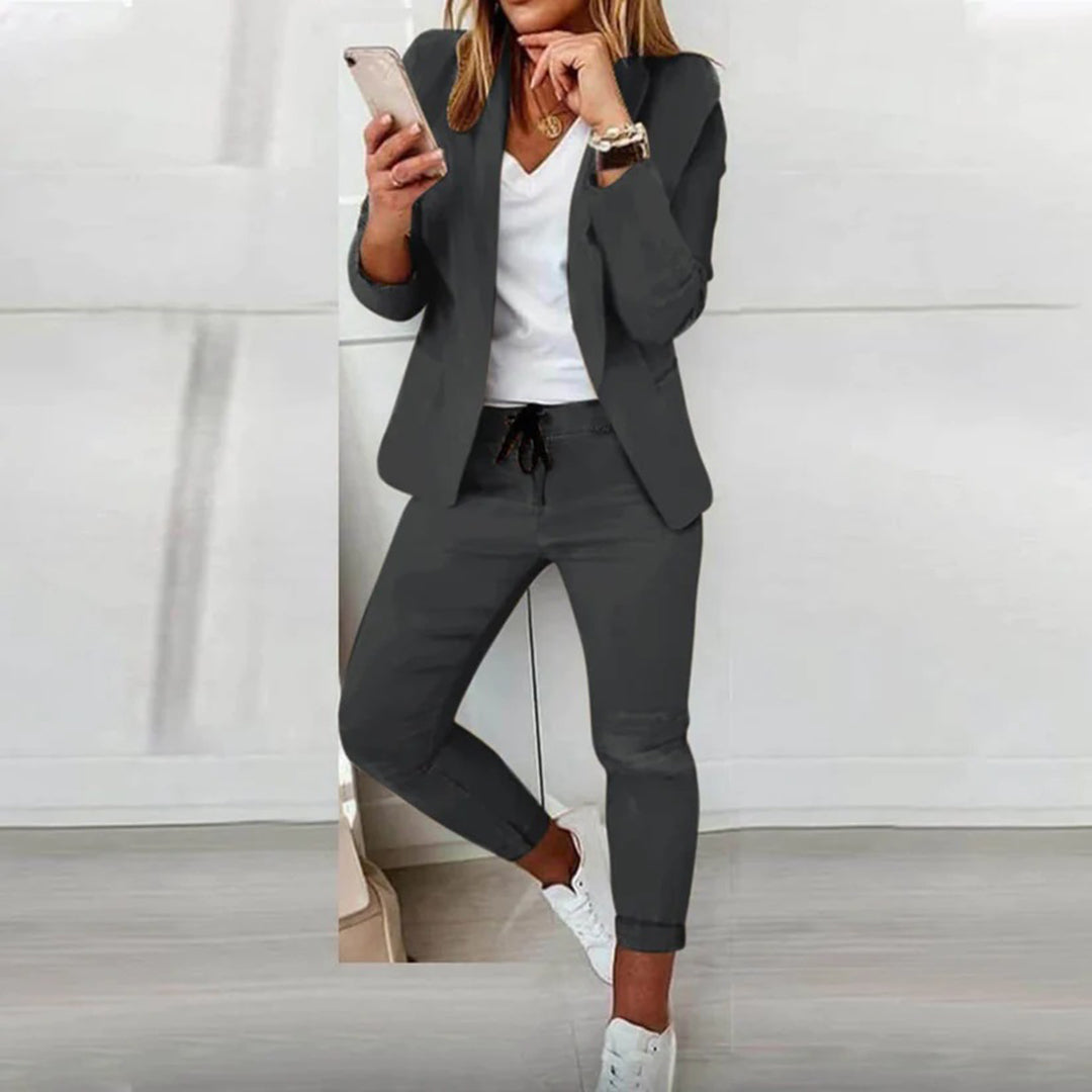 Gina | Women's Suit Blazer and Jogger Pants Set 3