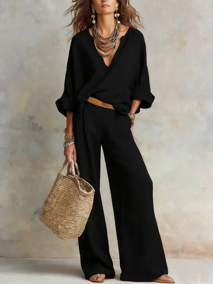 Ivy | Women's Linen Two-Piece Resort Set 1