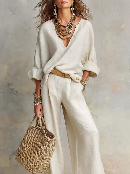 Ivy | Women's Linen Two-Piece Resort Set 5