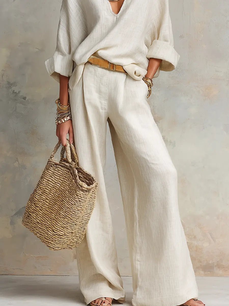 Ivy | Women's Linen Two-Piece Resort Set 6