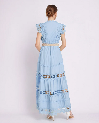 Lina | Women's Elegant Sleeveless Lace Cocktail Dress 5