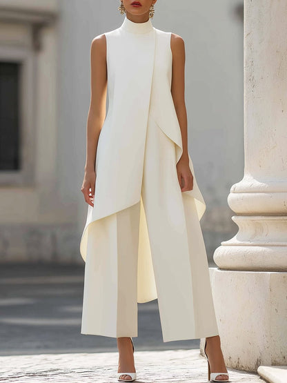 Mila | Women's Elegant Wide Leg Trouser Coord 0