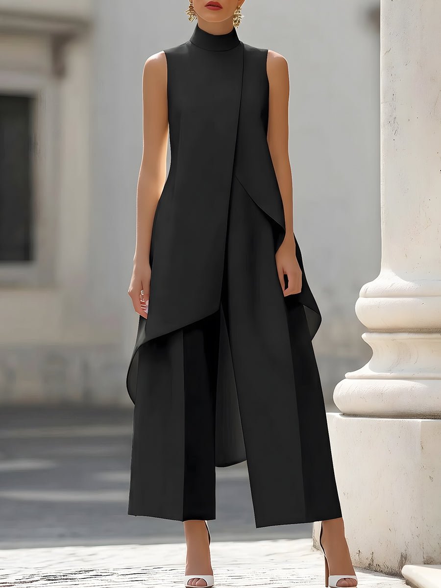 Mila | Women's Elegant Wide Leg Trouser Coord 4