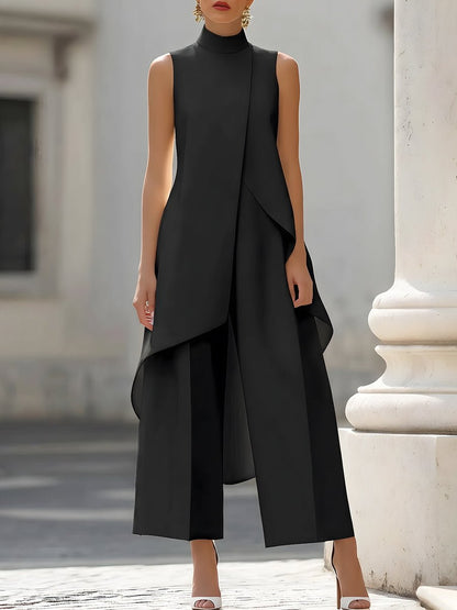 Mila | Women's Elegant Wide Leg Trouser Coord 4