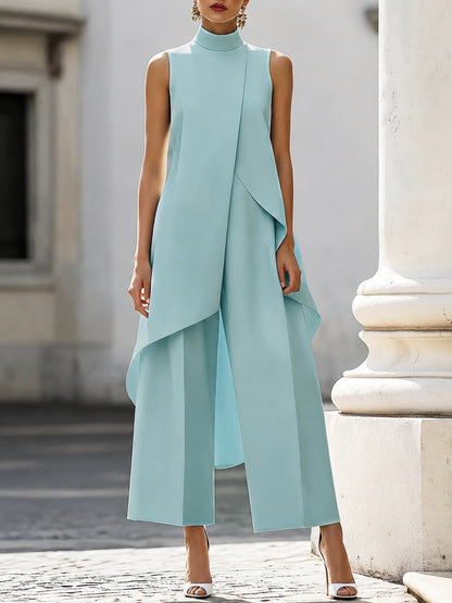 Mila | Women's Elegant Wide Leg Trouser Coord 6