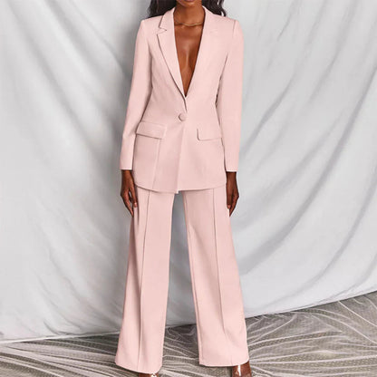 Nina | Women's Plus Size Wide-Leg Trouser Suit 2