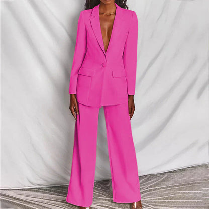 Nina | Women's Plus Size Wide-Leg Trouser Suit 4