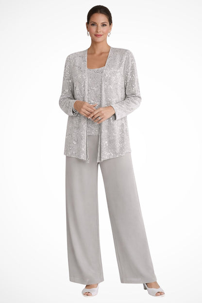 Phaedra | Women's Sequin Three-Piece Suit Set 0