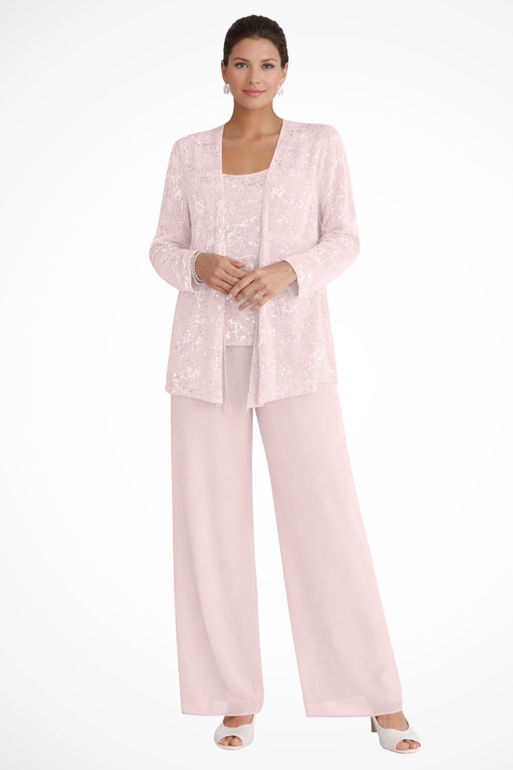 Phaedra | Women's Sequin Three-Piece Suit Set 10