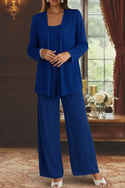 Phaedra | Women's Sequin Three-Piece Suit Set 7