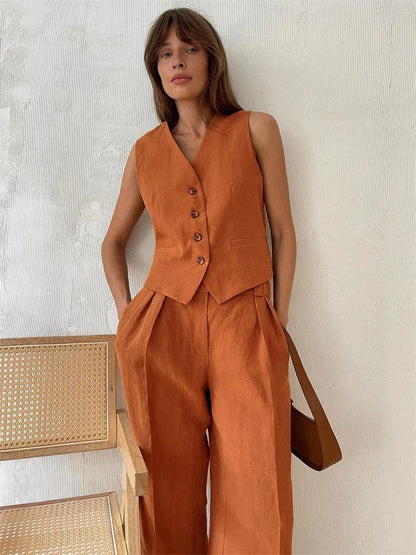 Piper | Women's Wide Leg Trouser Coord Set 0