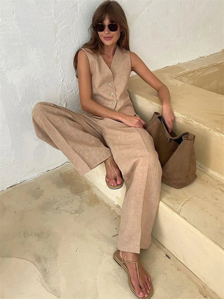 Piper | Women's Wide Leg Trouser Coord Set 1