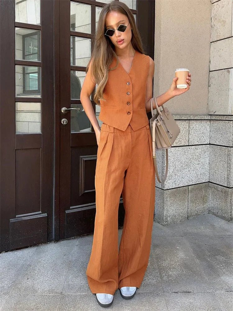 Piper | Women's Wide Leg Trouser Coord Set 5