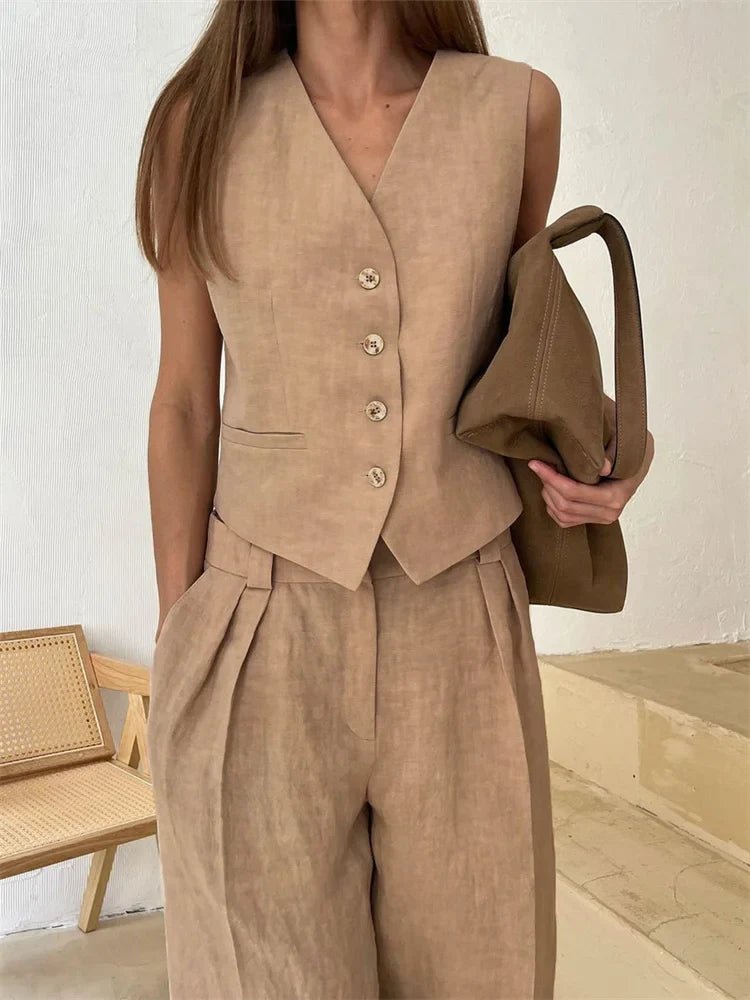 Piper | Women's Wide Leg Trouser Coord Set 6