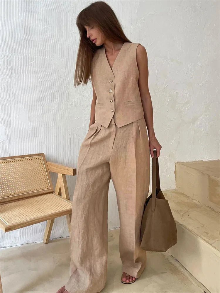 Piper | Women's Wide Leg Trouser Coord Set 7
