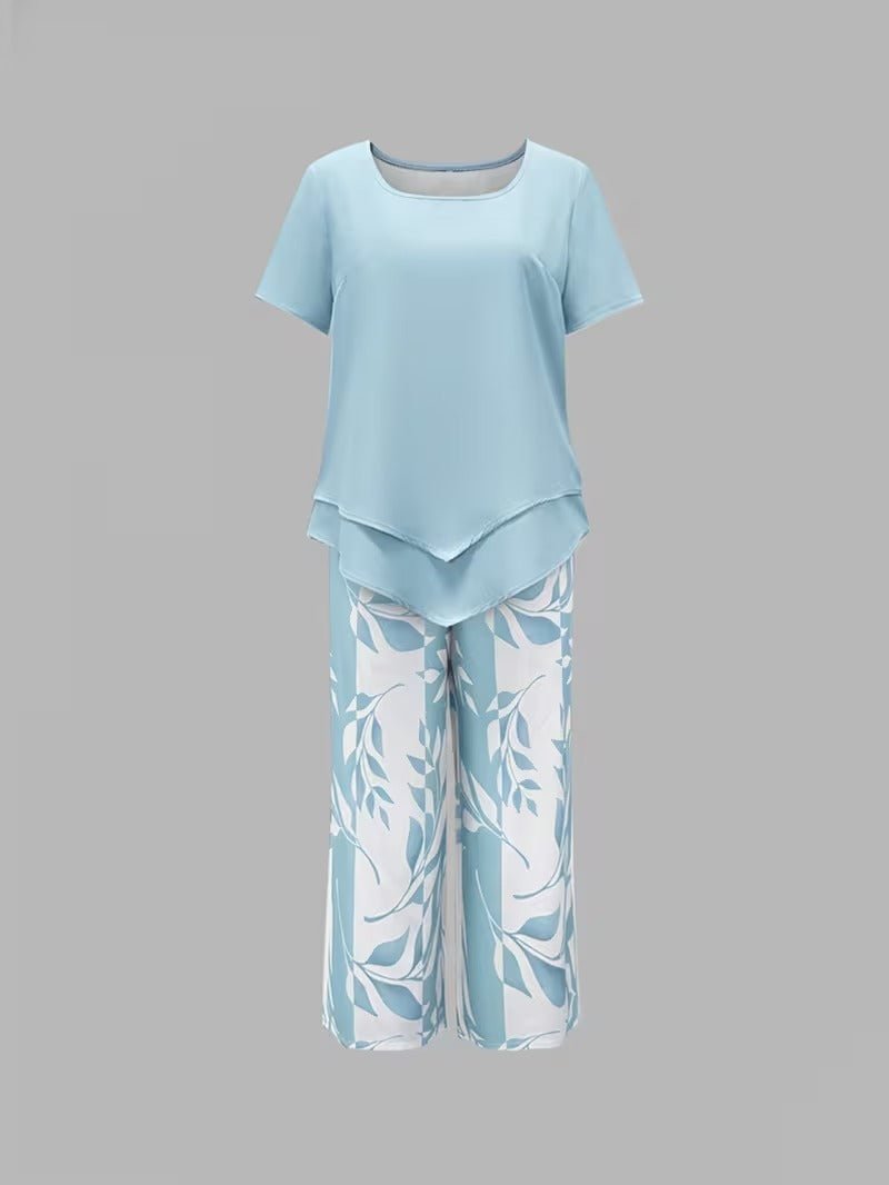 Poppy | Women's Loungewear Botanical Print Two-Piece Set 6