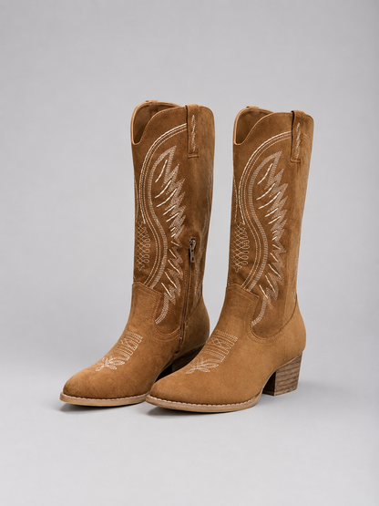 Sierra | Women's Suede Cowboy Boots for Stylish Western Wear 0