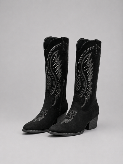 Sierra | Women's Suede Cowboy Boots for Stylish Western Wear 4