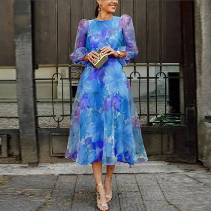 Tara | Women's Formal Floral Midi Dress for Summer Events 1