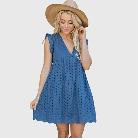 Women's 2 in 1 Summer Dress | Comfortable Maxi Style with Pockets, Versatile Fashion 0