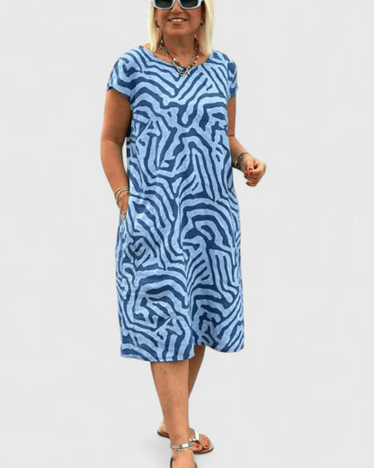 Women's A-Line Summer Dress | Flared Sleeves, Comfortable Fit 4