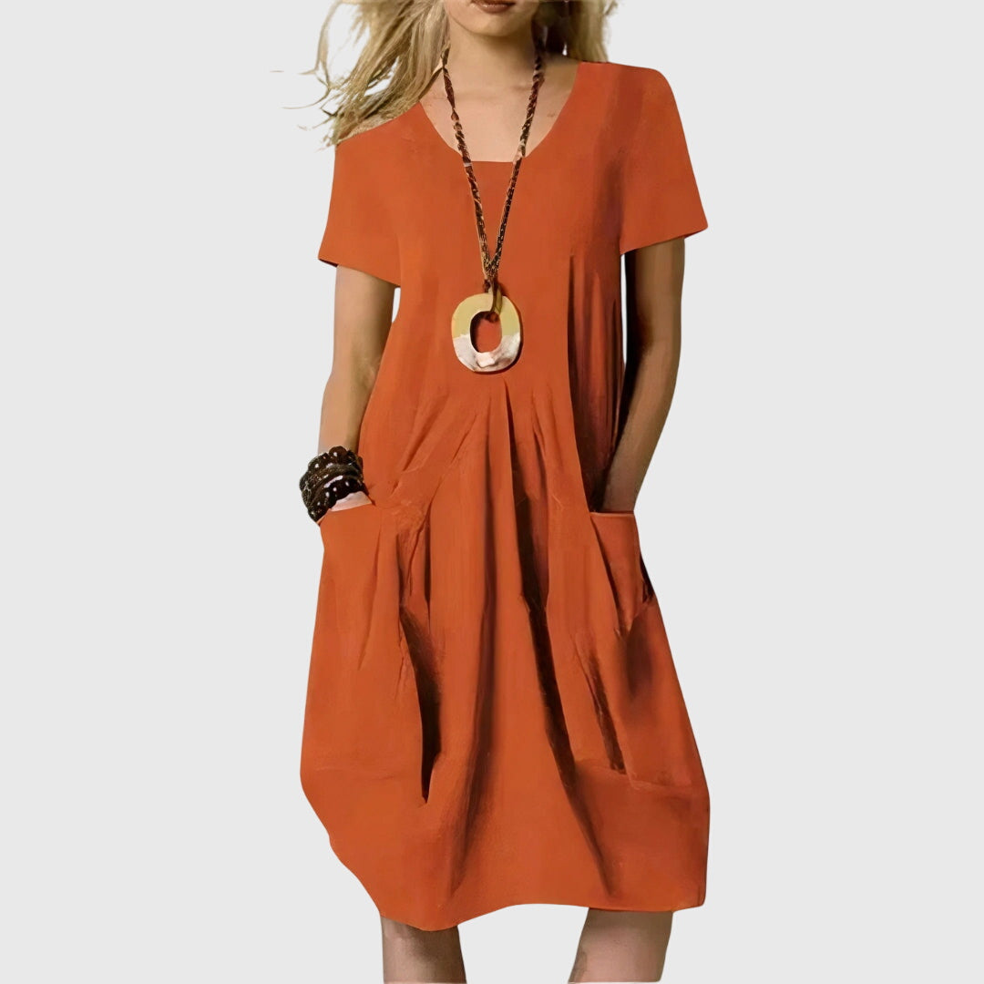 Women's A-Line Summer Dress | Soft and Breathable Fabric, Casual 0