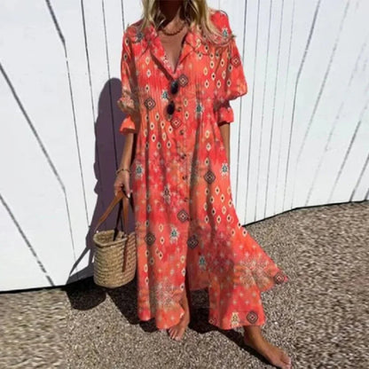 Women's Bohemian Maxi Dress | Lightweight, Flattering Fit for Summer 3