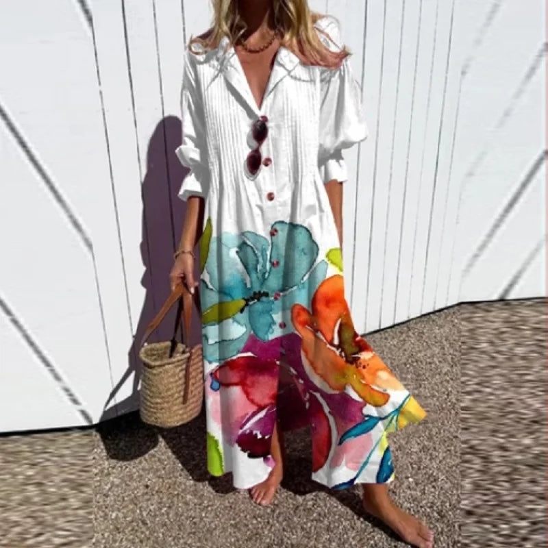 Women's Bohemian Maxi Dress | Lightweight, Flattering Fit for Summer 6