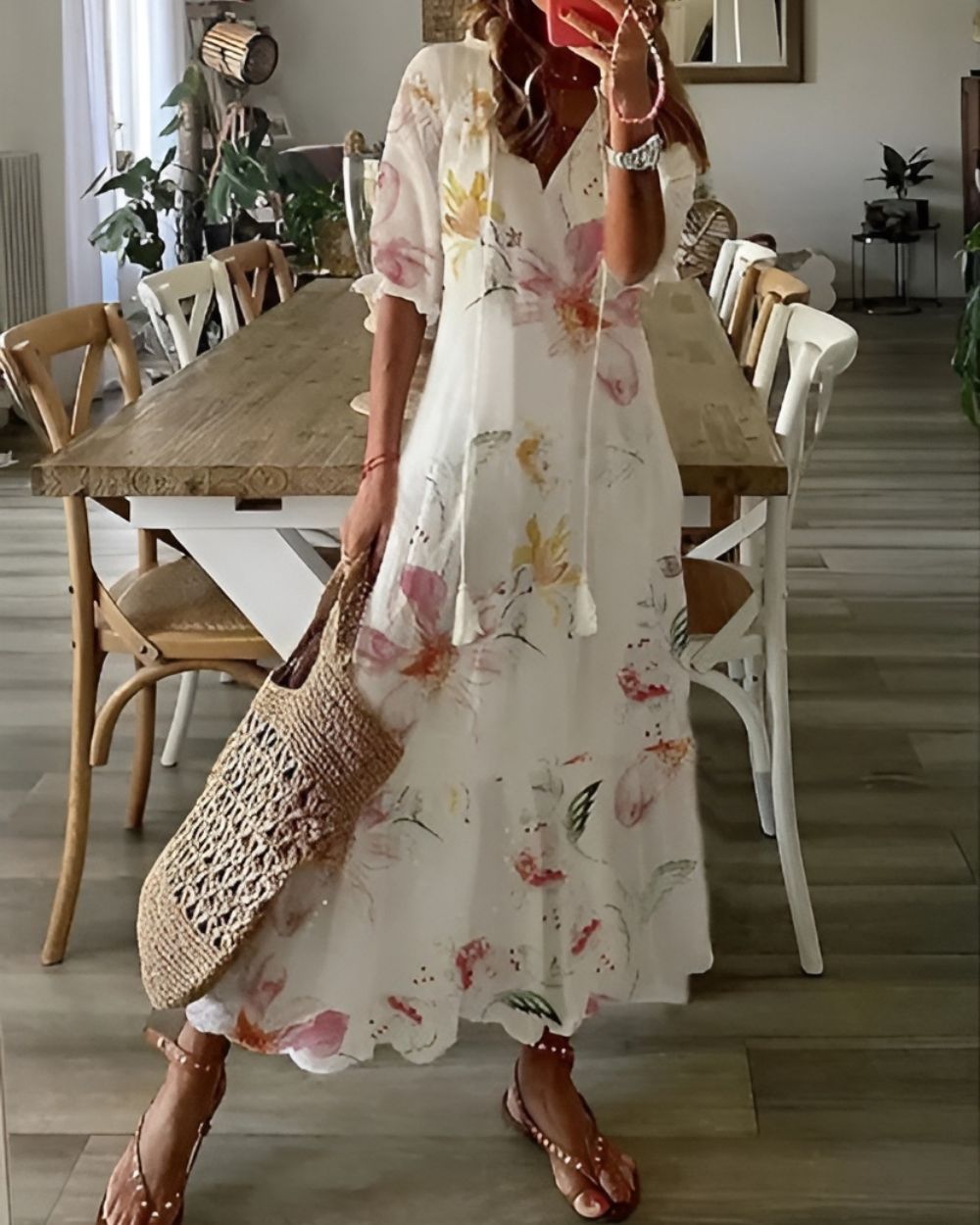 Women's Boho Maxi Dress | Flowing Fit, Breathable Fabric, Summer Style 5