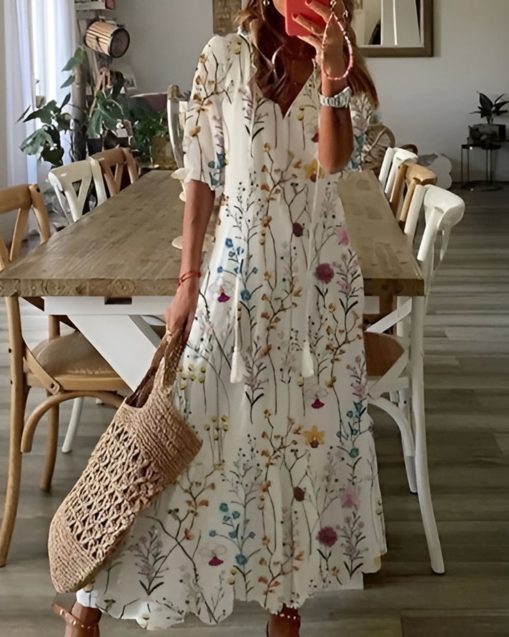 Women's Boho Maxi Dress | Flowing Fit, Breathable Fabric, Summer Style 6