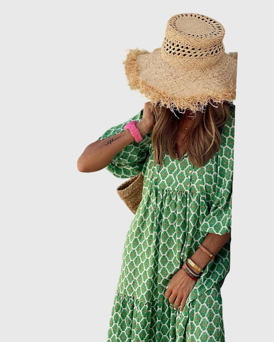 Women's Boho Maxi Dress | Lightweight, Flattering Fit for Summer Occasions 5