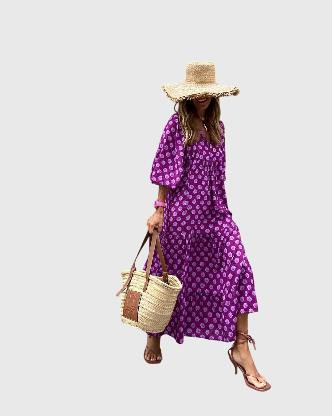 Women's Boho Maxi Dress | Lightweight, Flattering Fit for Summer Occasions 6