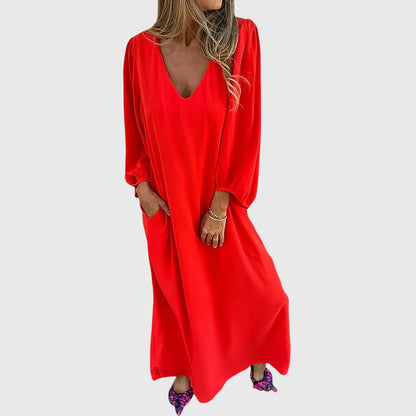 Women's Boho Summer Maxi Dress | Flattering Silhouette with Pockets 4