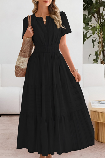 Women's Boho Summer Midi Dress | Lightweight Cotton Blend, Flowy A-Line 1