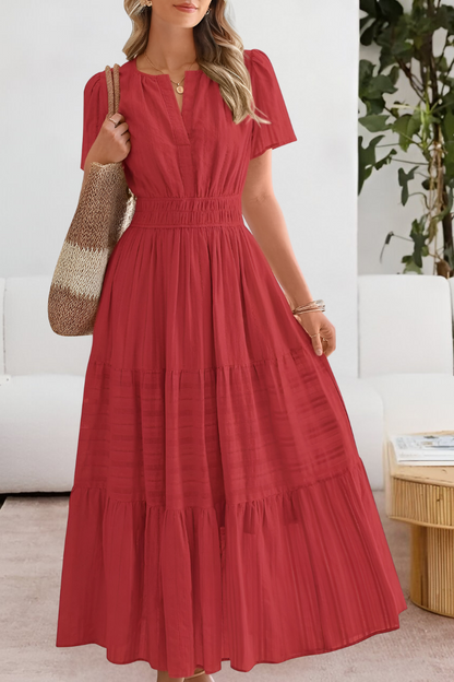Women's Boho Summer Midi Dress | Lightweight Cotton Blend, Flowy A-Line 3