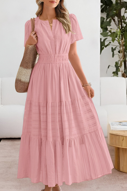 Women's Boho Summer Midi Dress | Lightweight Cotton Blend, Flowy A-Line 5