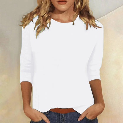Women's Casual 3/4 Sleeve Top | Soft Breathable Fabric, Relaxed Fit 1