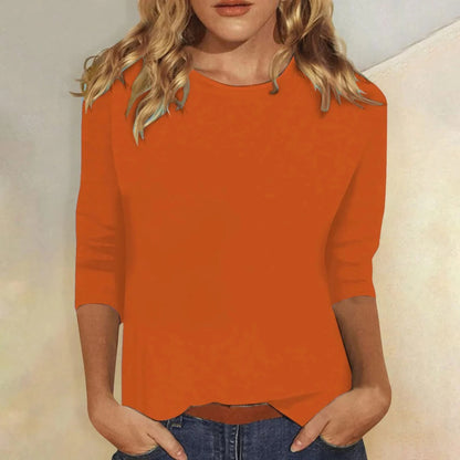 Women's Casual 3/4 Sleeve Top | Soft Breathable Fabric, Relaxed Fit 7