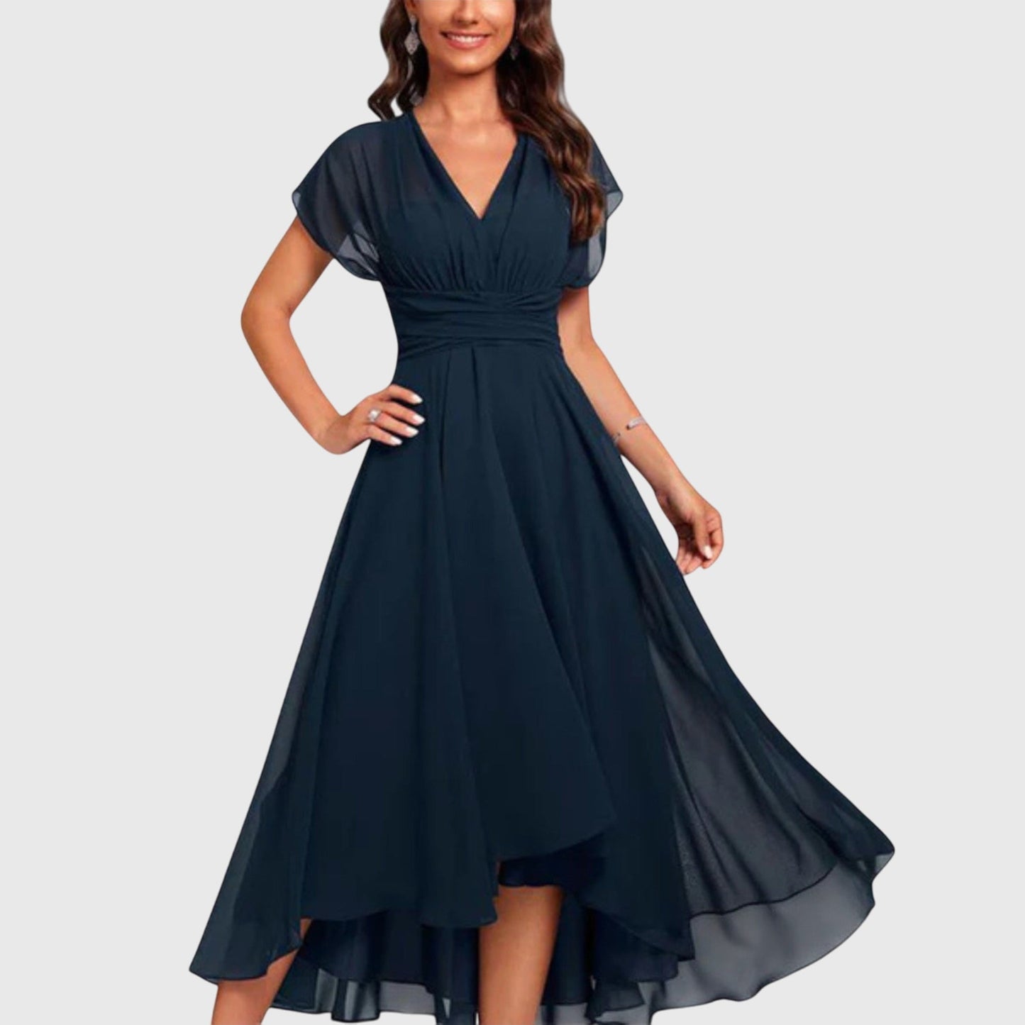 Women's Casual A-Line Dress | V-Neck, Summer Style 0