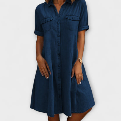 Women's Casual A-Line Summer Dress | Soft Fabric, Knee-Length 1
