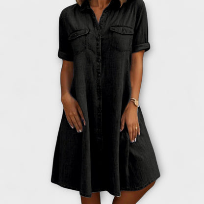 Women's Casual A-Line Summer Dress | Soft Fabric, Knee-Length 2