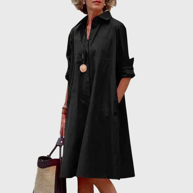Women's Casual Dress | Elegant Design with Pockets 2
