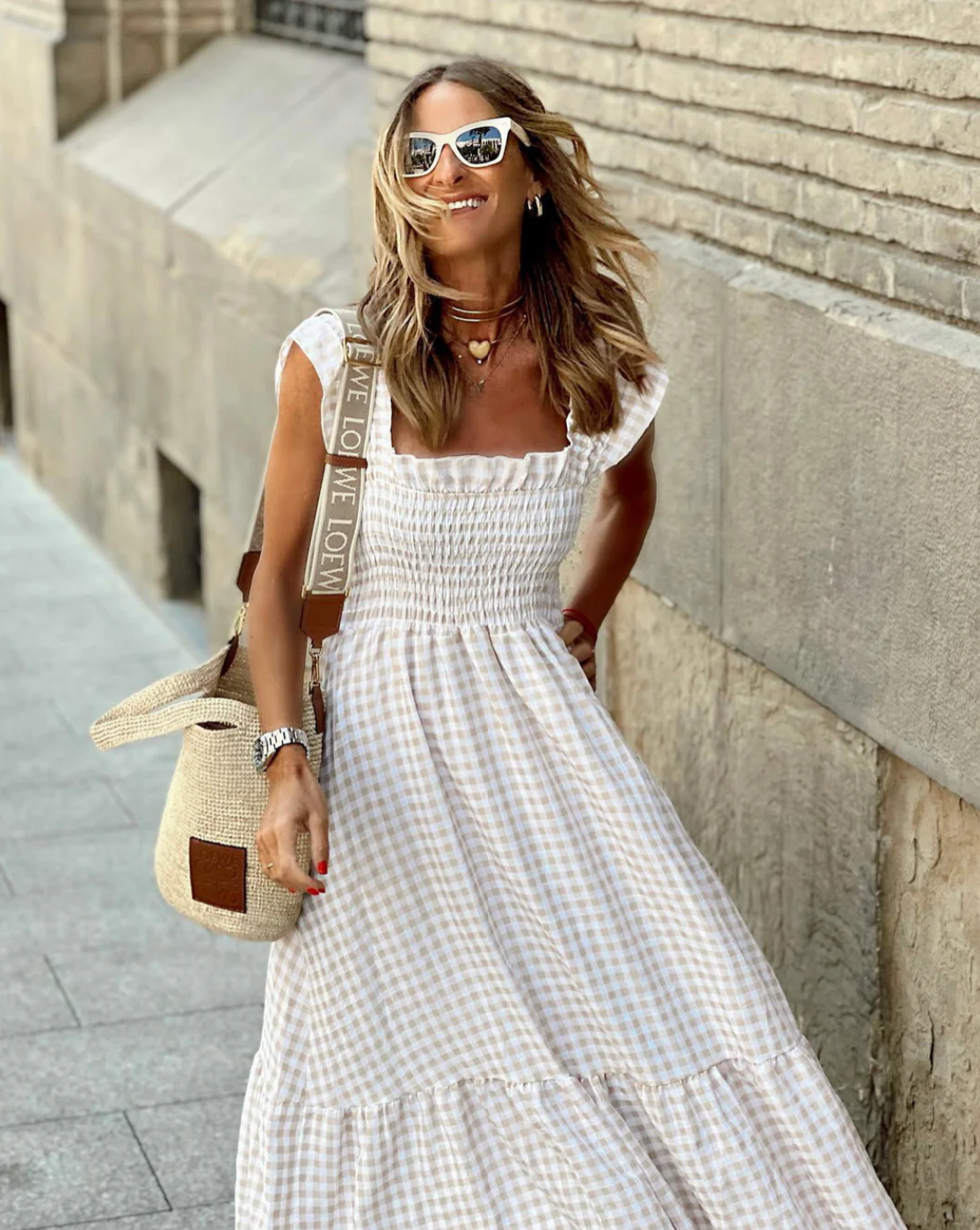 Women's Casual Maxi Dress | Smocked Bodice, Summer Elegance 2